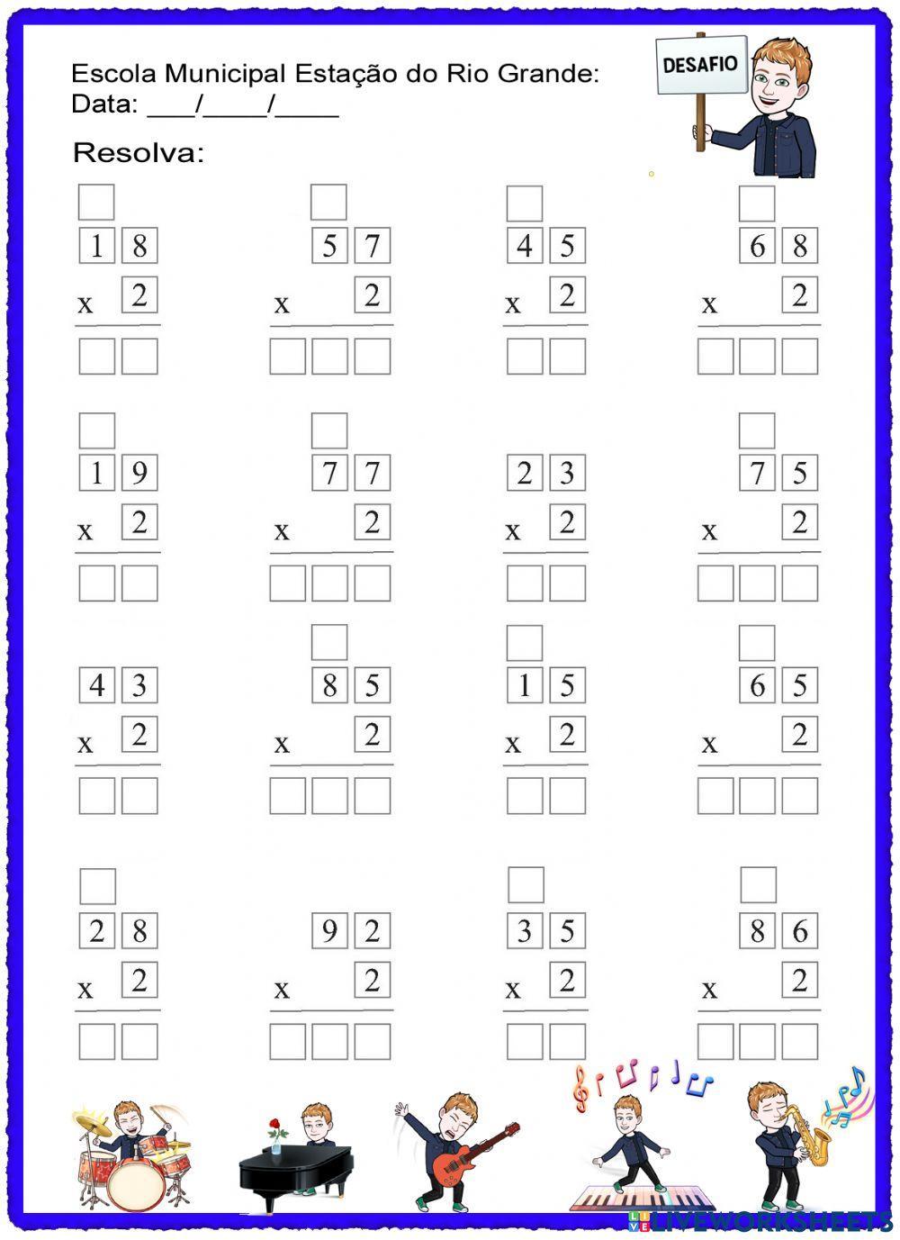 Multiplicação por 2