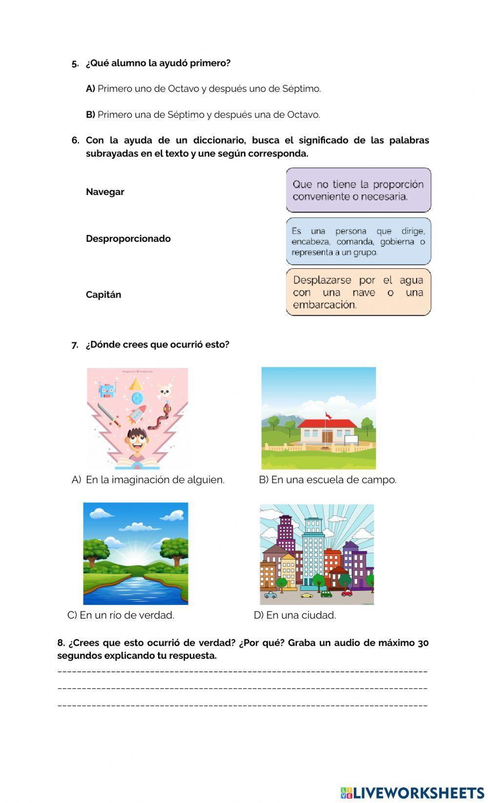 Guía de aprendizaje 5° Básico