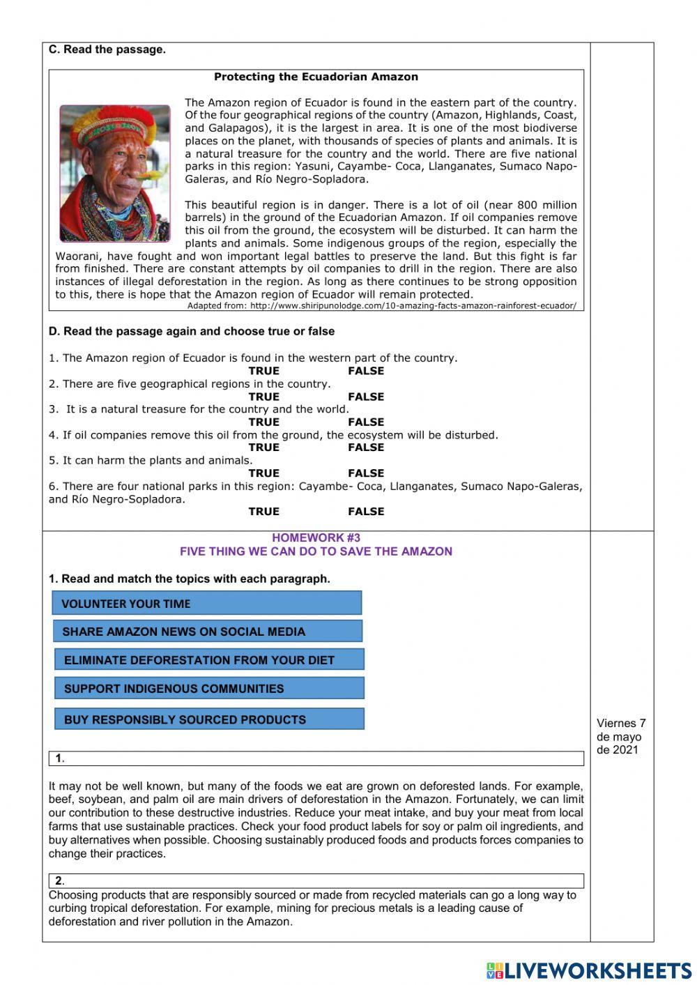 Protecting the Ecuadorian Amazon