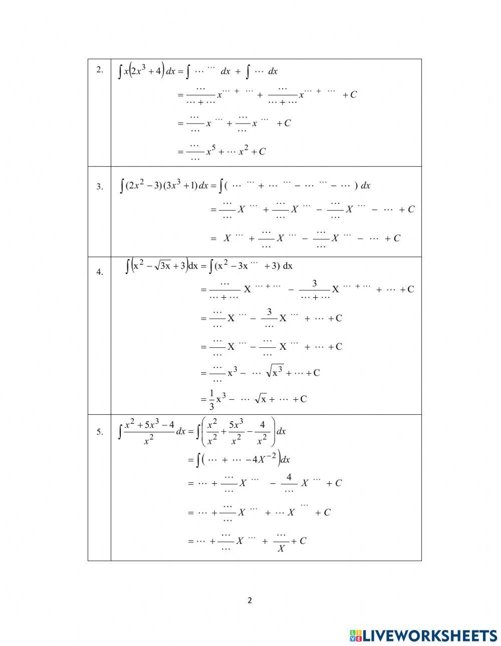 LKPD : Integral substitusi