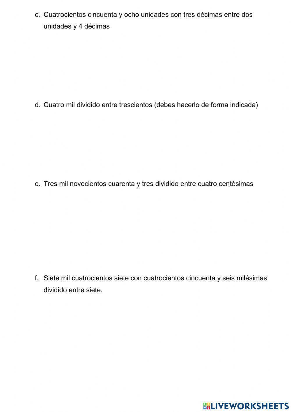 Control matemáticas cálculo