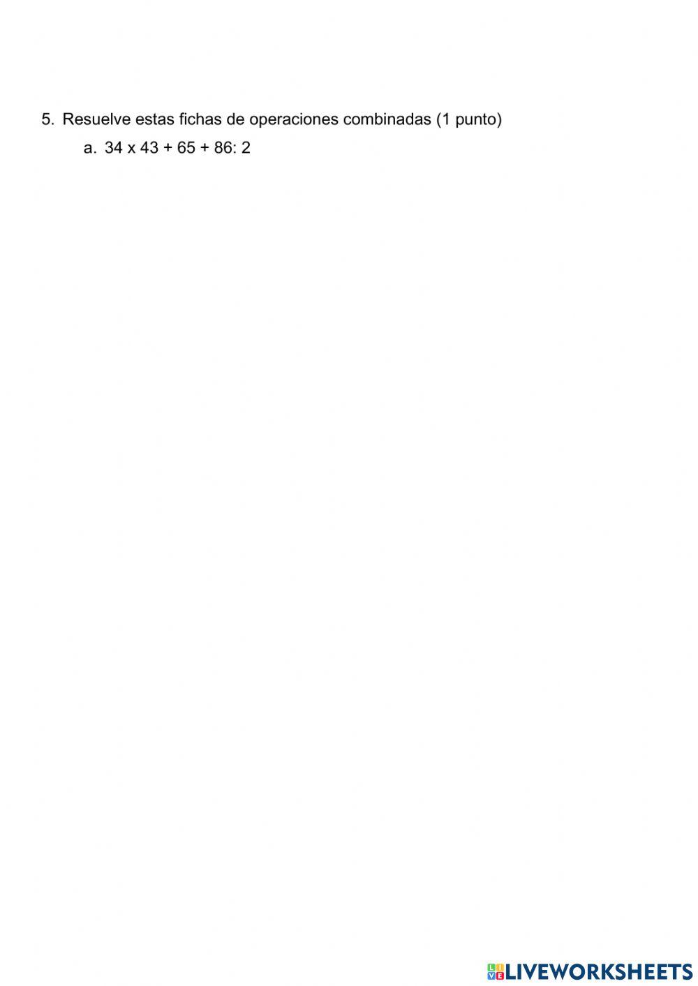 Control matemáticas cálculo