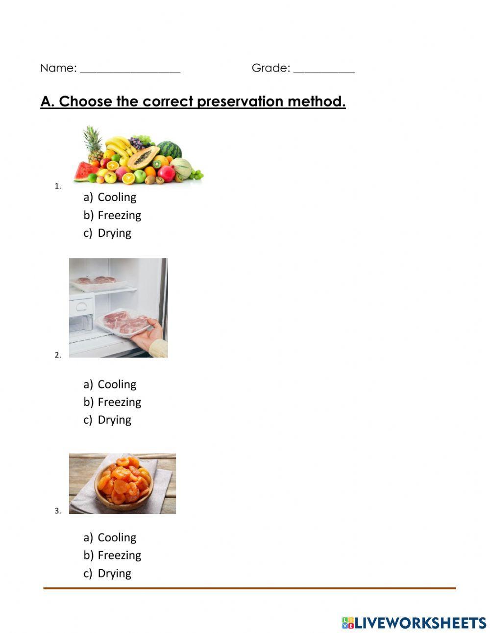 Ways To Preserve Food 974620 Naaz49 LiveWorksheets ways-to-preserve-food-974620-naaz49-liveworksheets