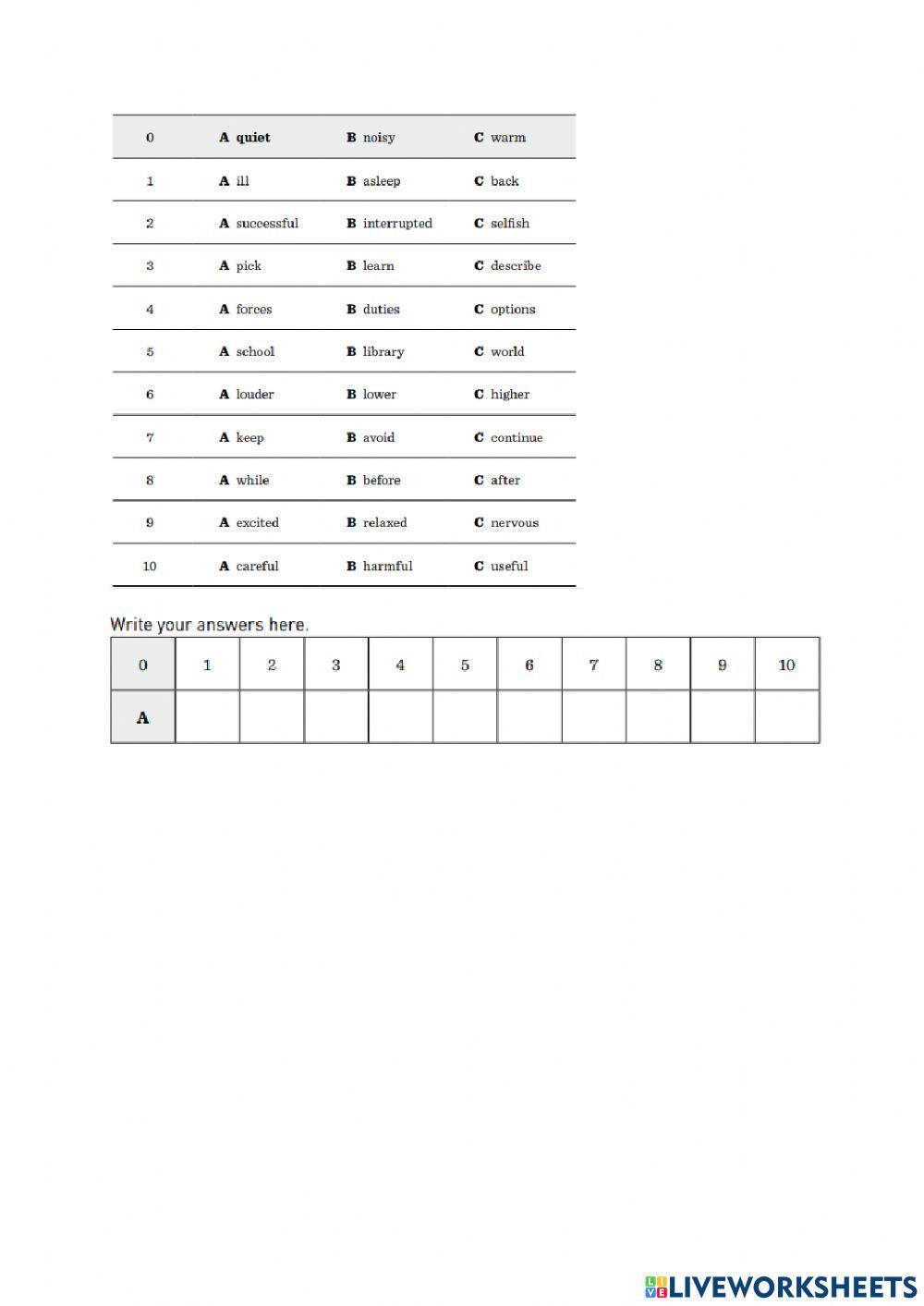 Célnyelvi mérés angol 2019.8. oszt