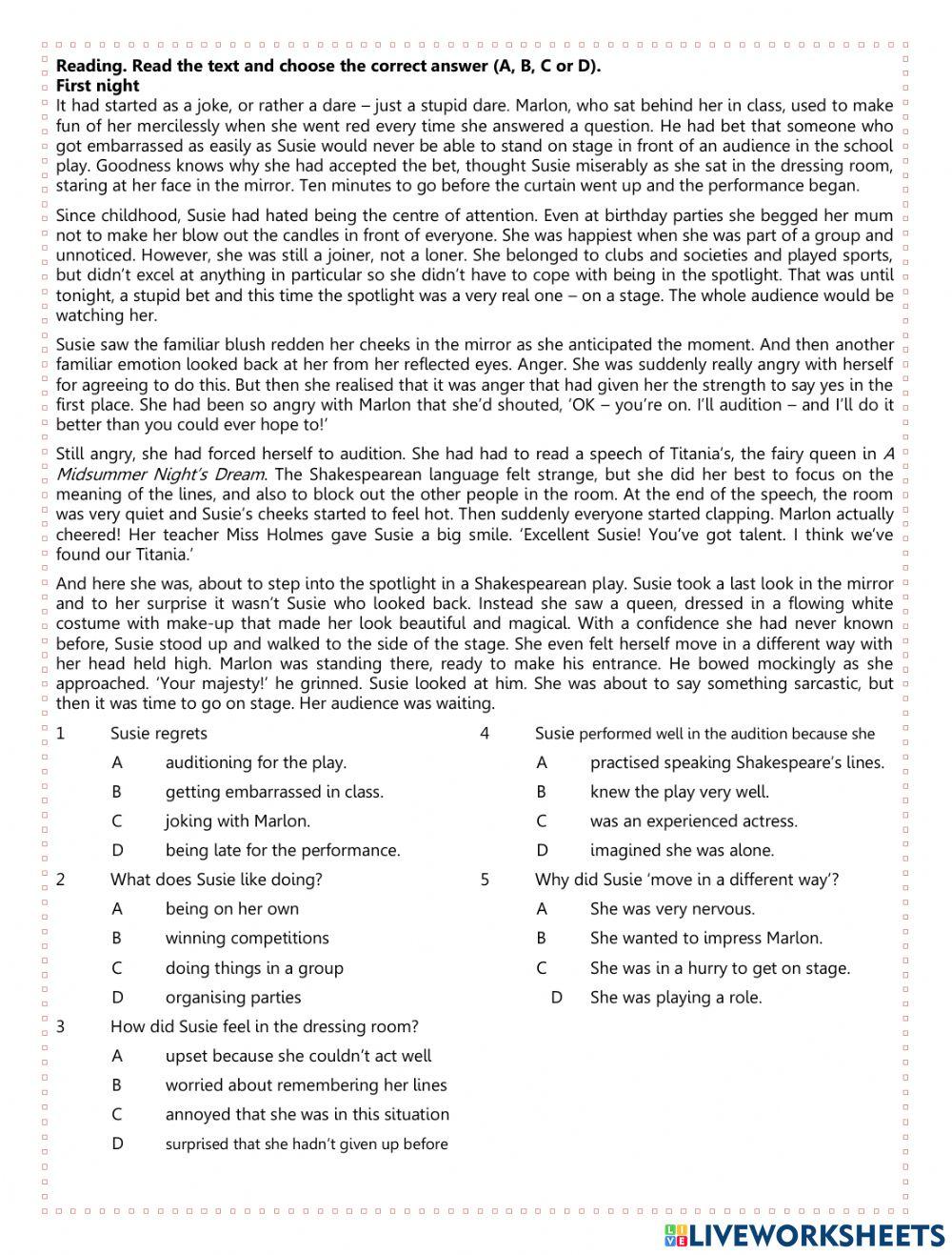 Complete First for Schools 2nd ED Unit 2.