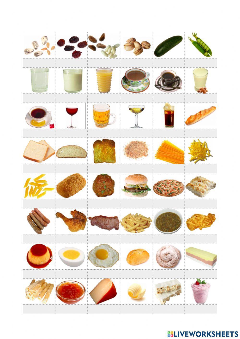 Lèxic dels aliments (2)