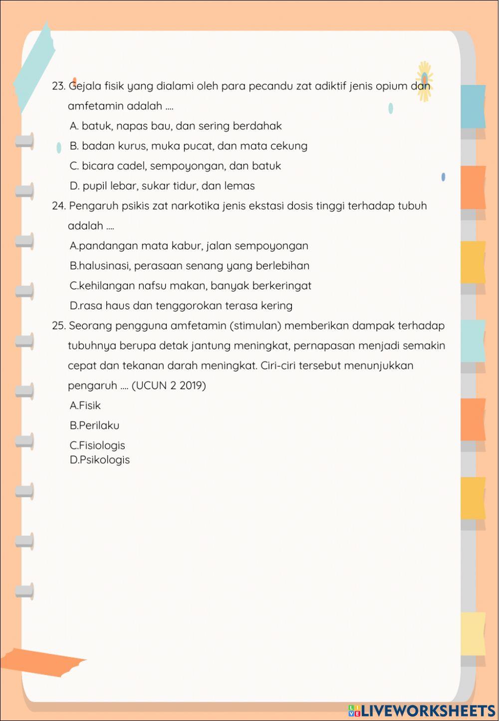 Zat Aditif dan Adiktif serta Psikotropika