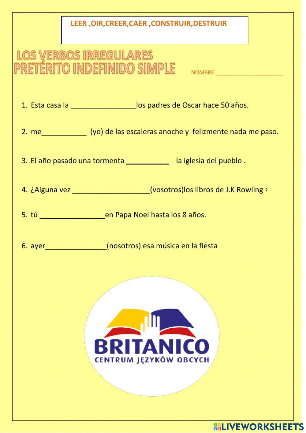 Indefinidos 5to grupo