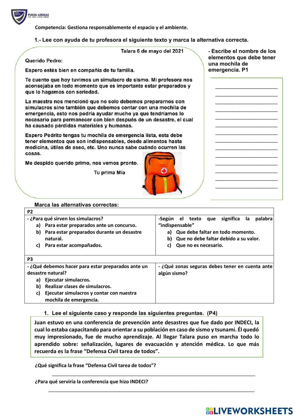 Prueba de Personal Social