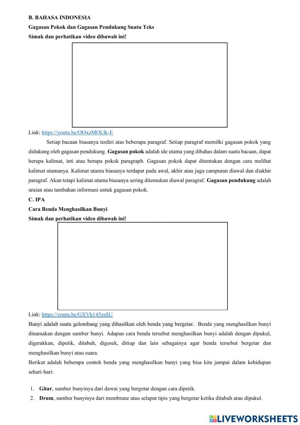 Bahan Ajar Online Tema 1 ST1 Pb1