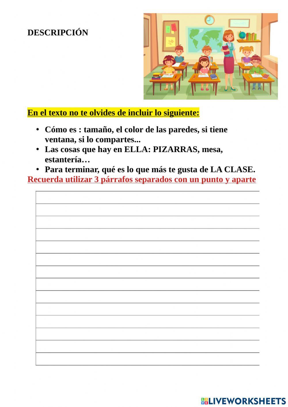 Expresión escrita 1