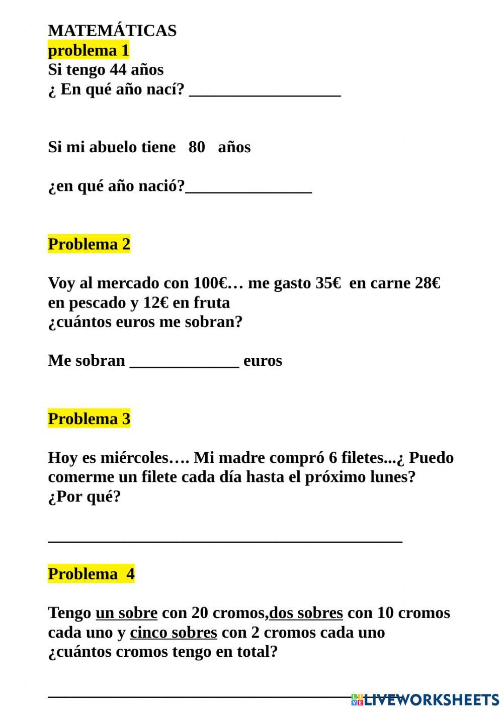Prueba externa tercero 11