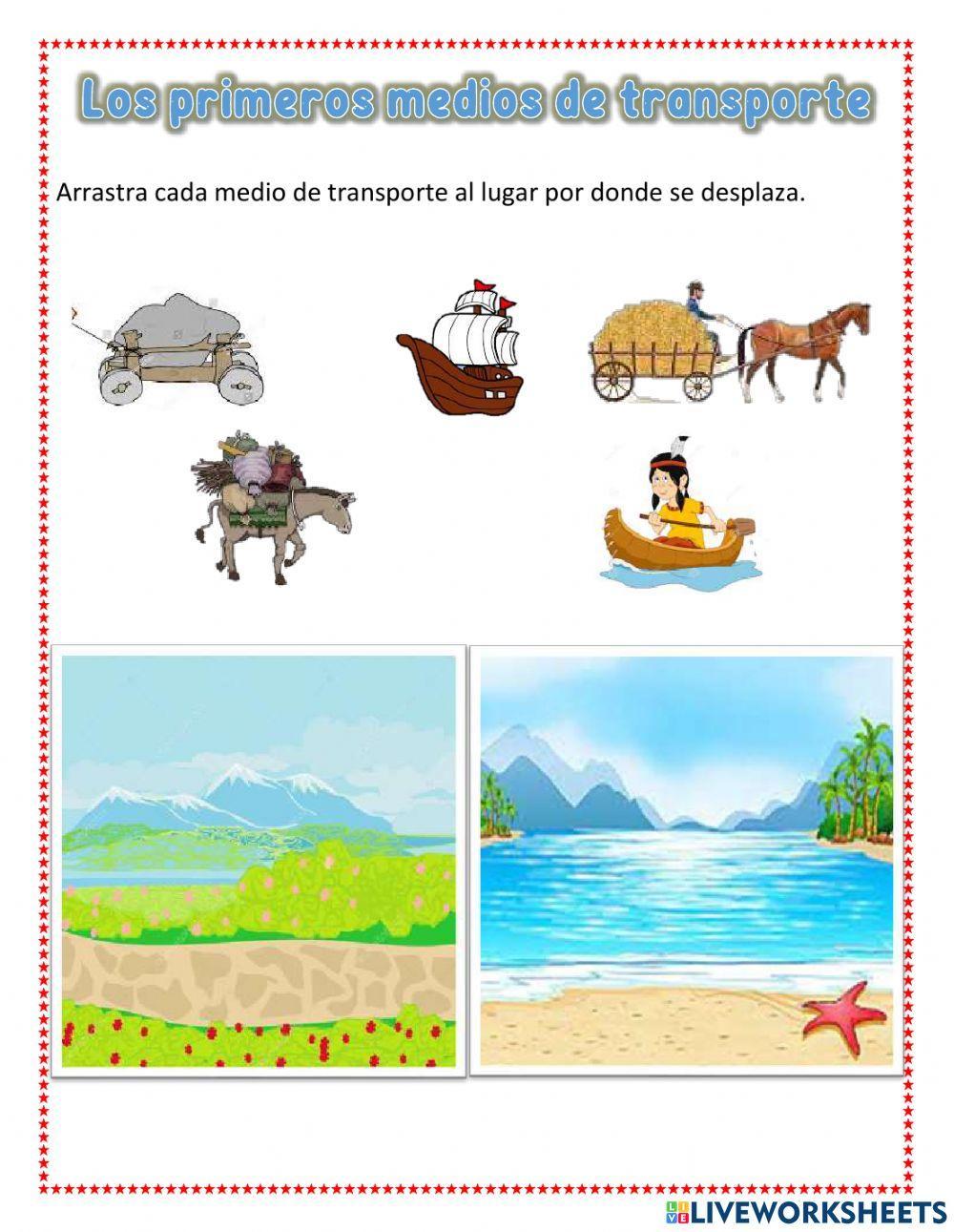 Primeros medios de transporte