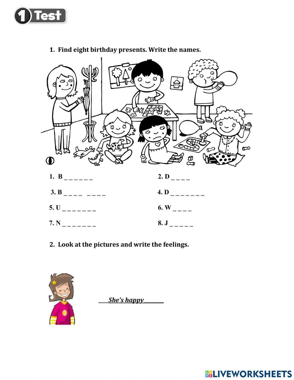 KIDS 2 - STARTER UNIT AND UNIT 1