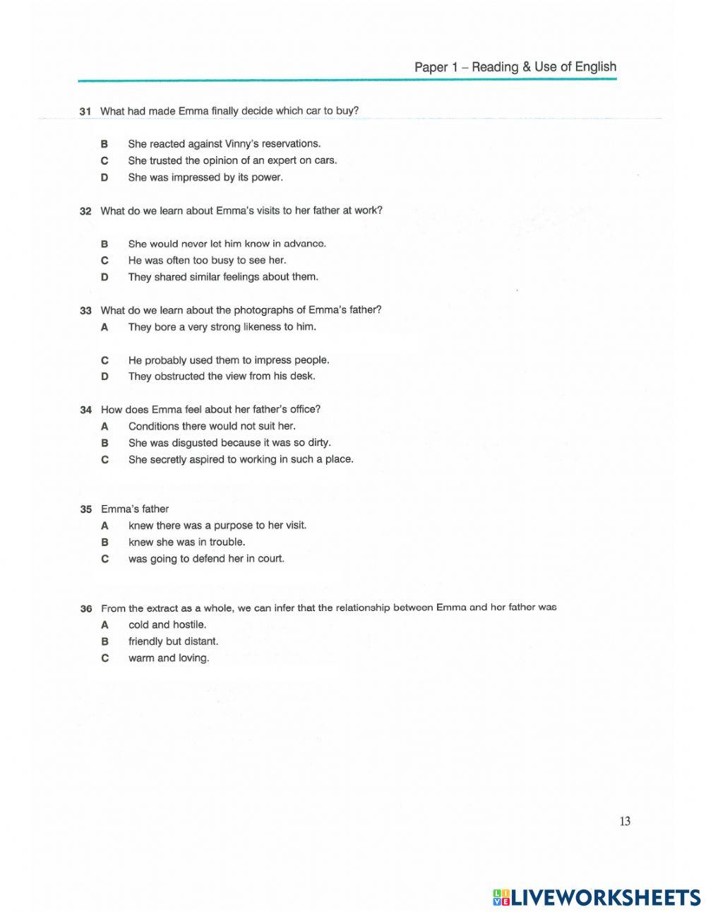 CPE MOCK MAY 2021 R&U Part 1 Adapted