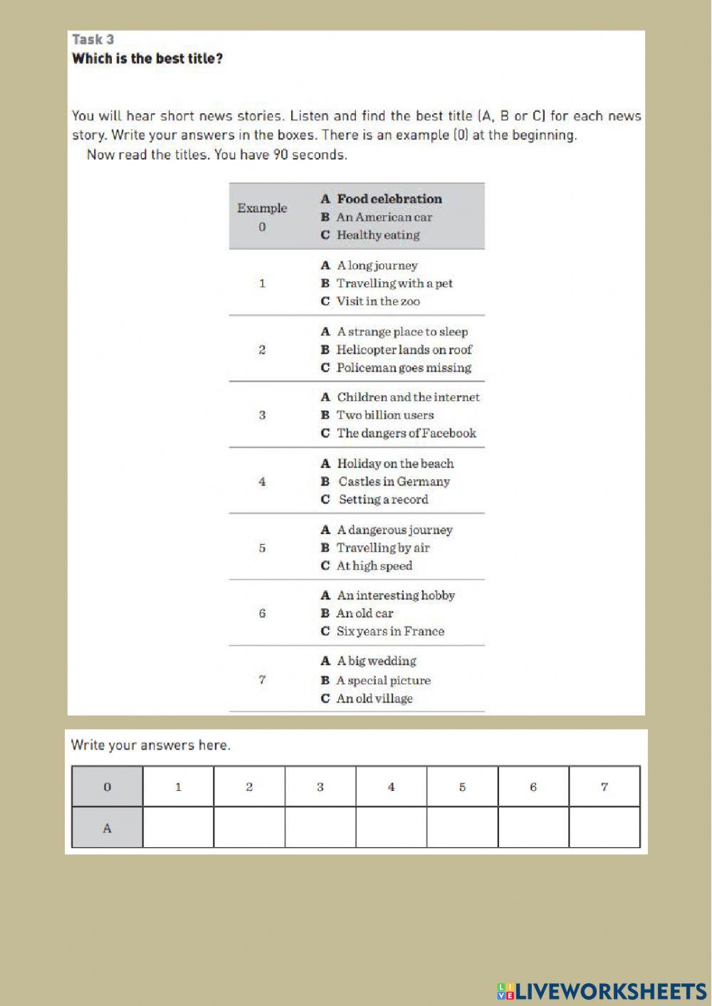Idegennyelvi mérés Angol 8. 2018