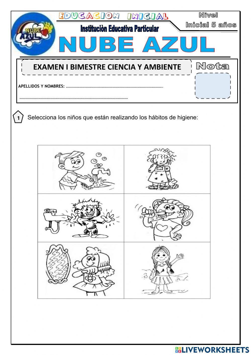 Examen de ciencia y ambiente