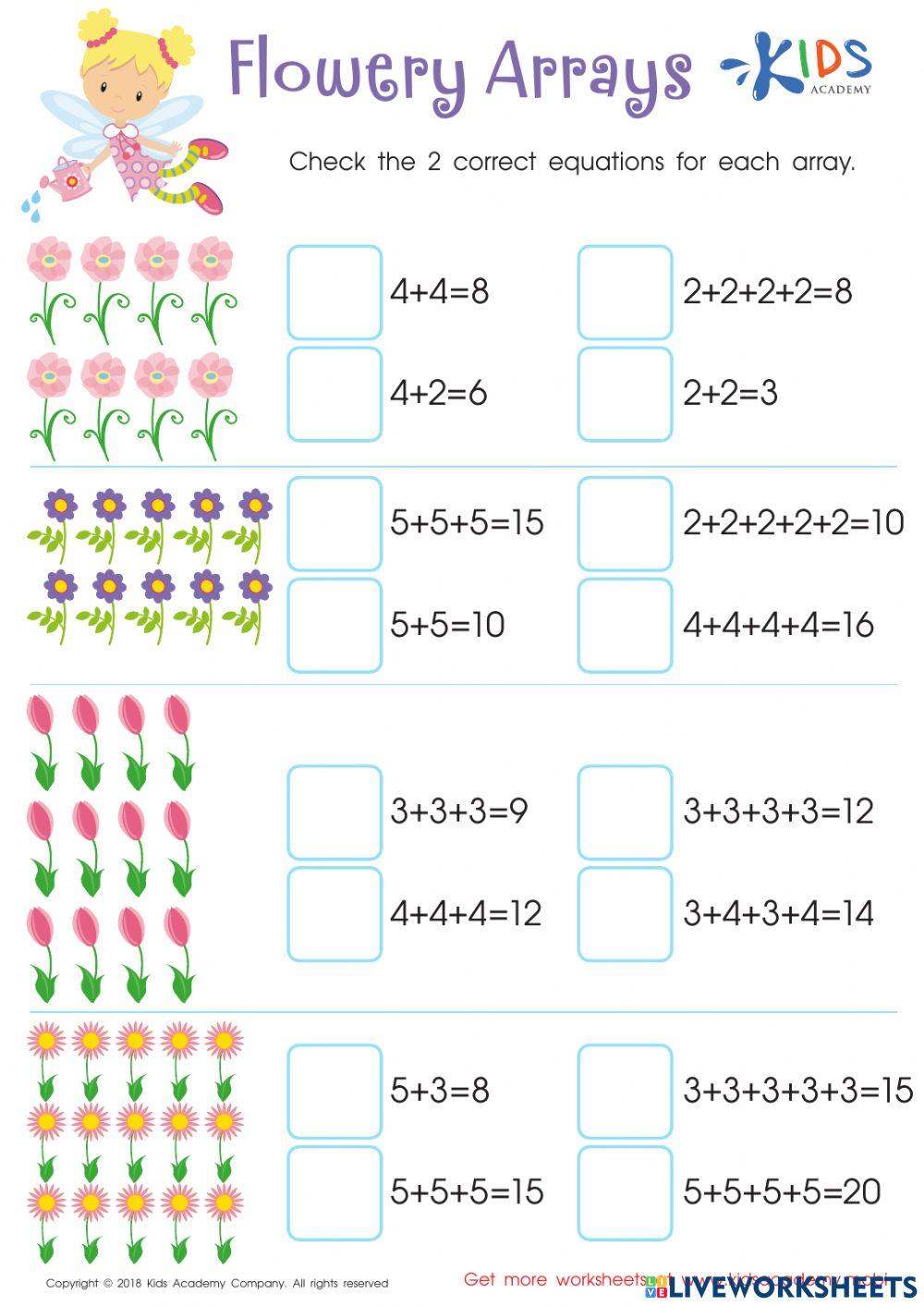 Repeated Addition using Arrays 2 0538 | MRamdath | Live