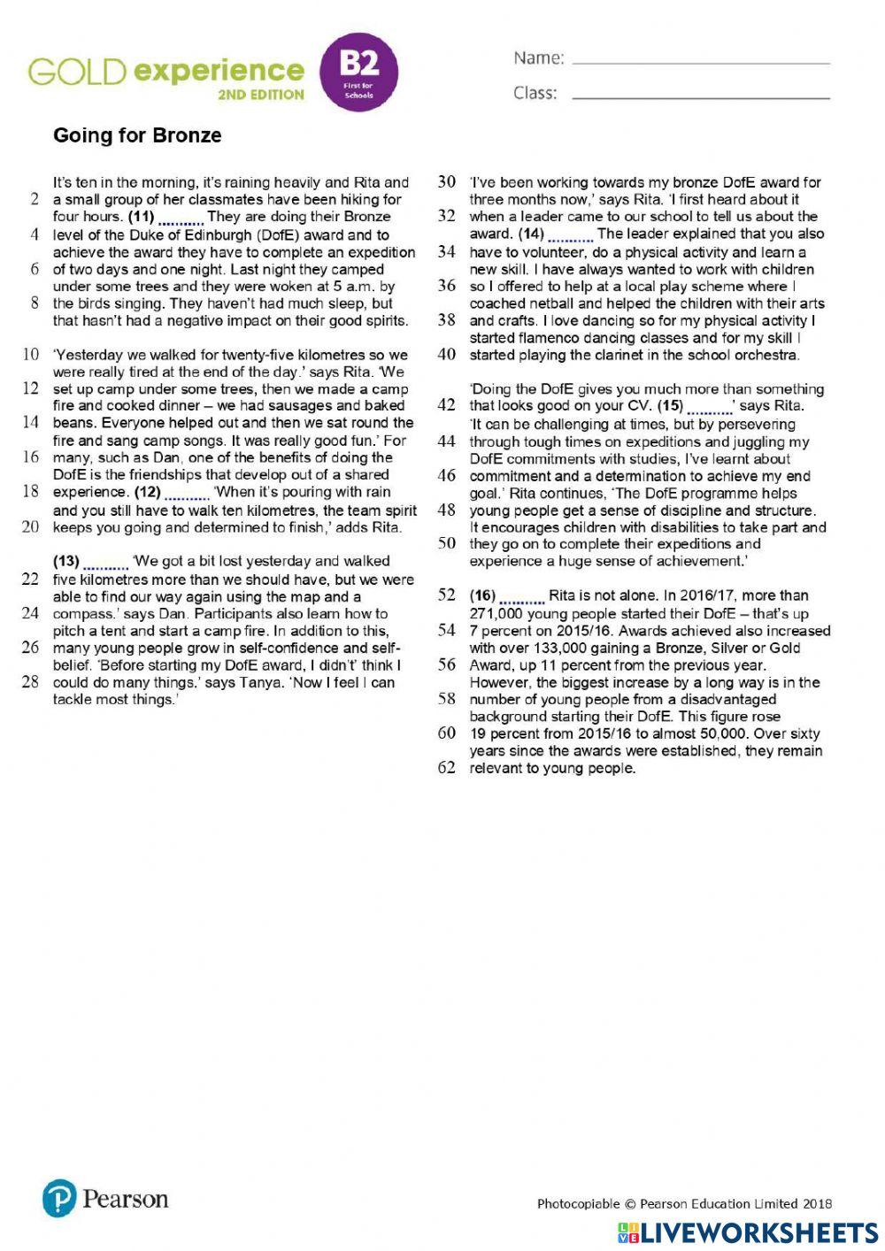 2021 - 5th Year - Test 1