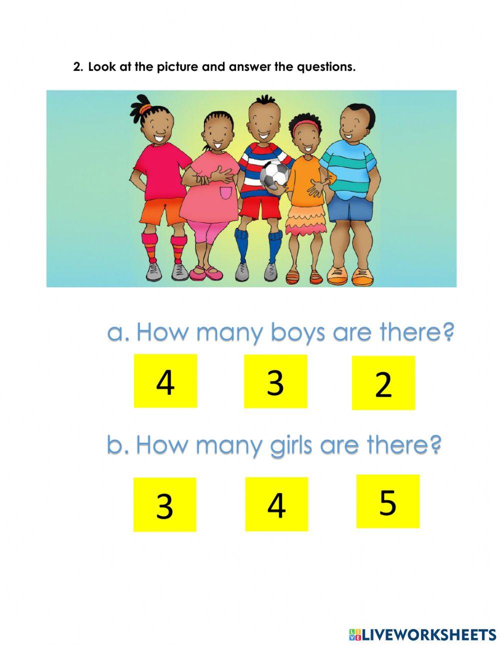 Comprehension activity