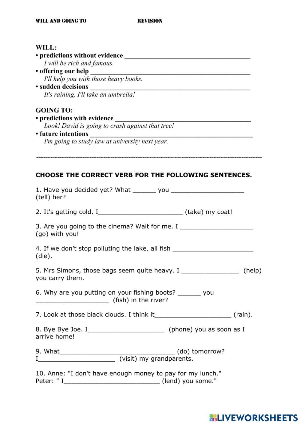 OD4-Week 3-Grammar-Will & Going to