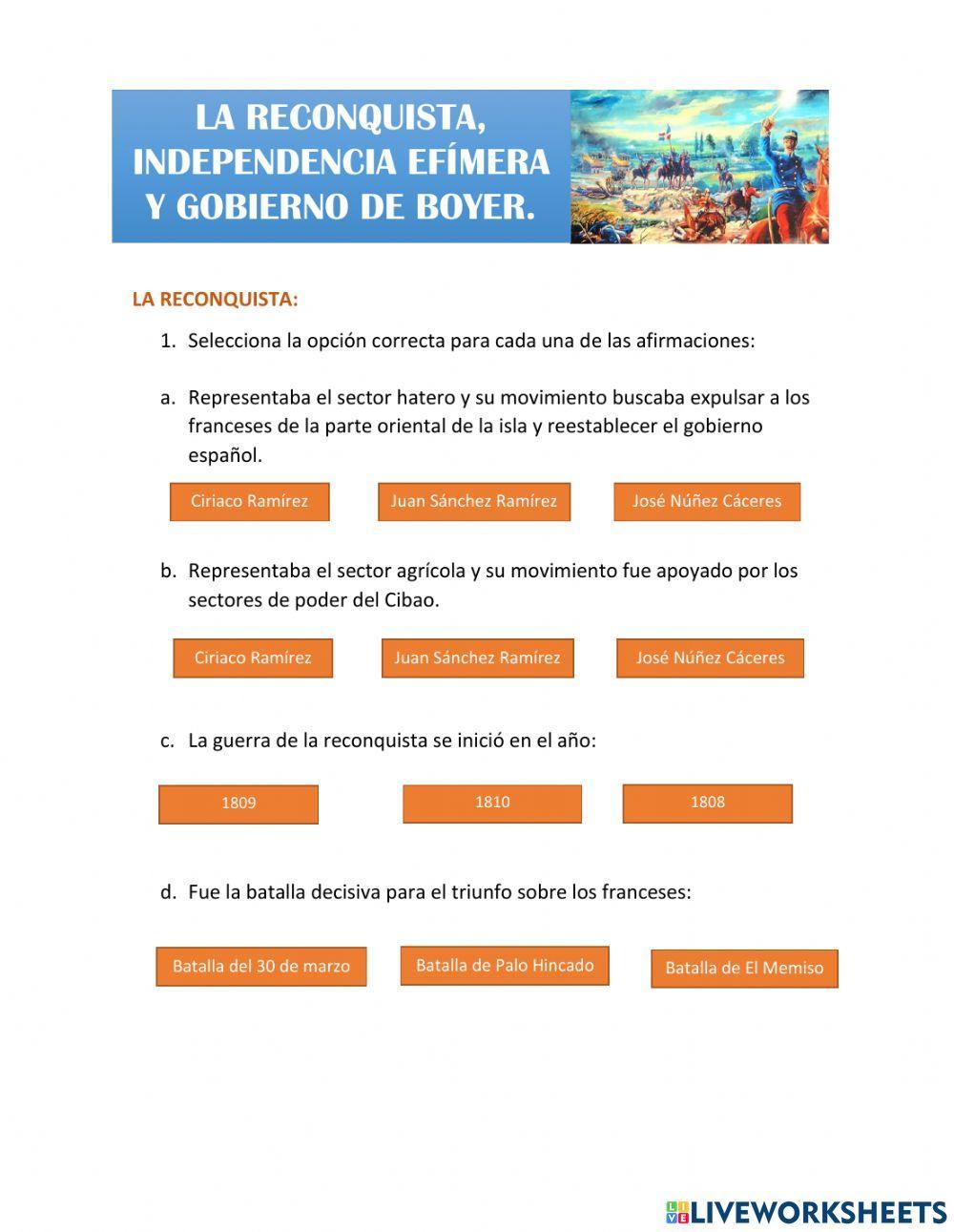 Hechos relevantes en la creación de la República Dominicana
