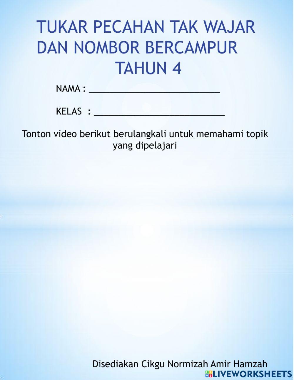 Matematik Tahun 4