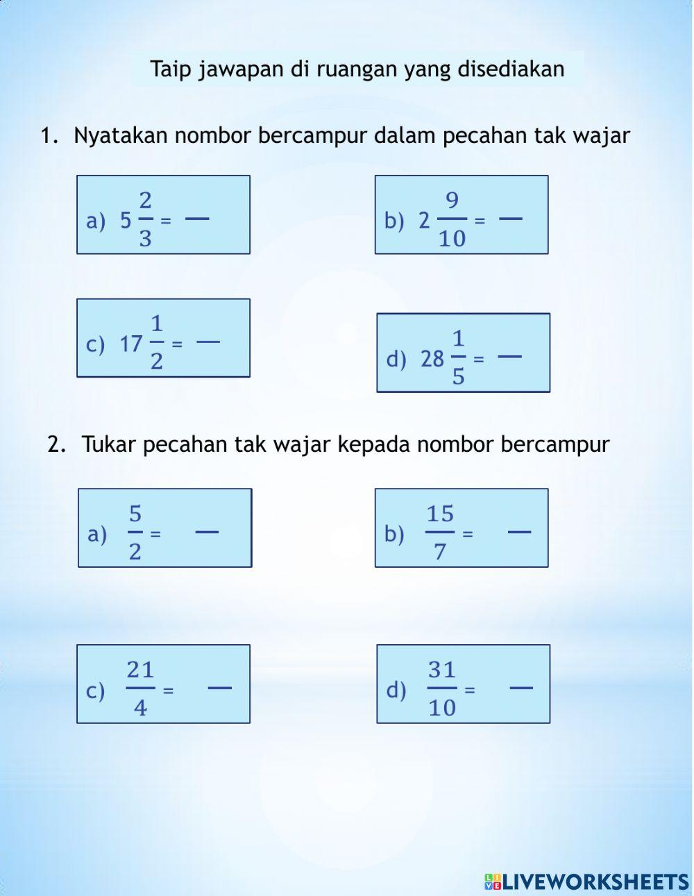 Matematik Tahun 4