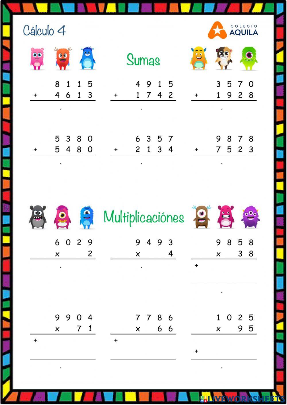 Calculo T3 - 4-1 sumas-multiplicaciones