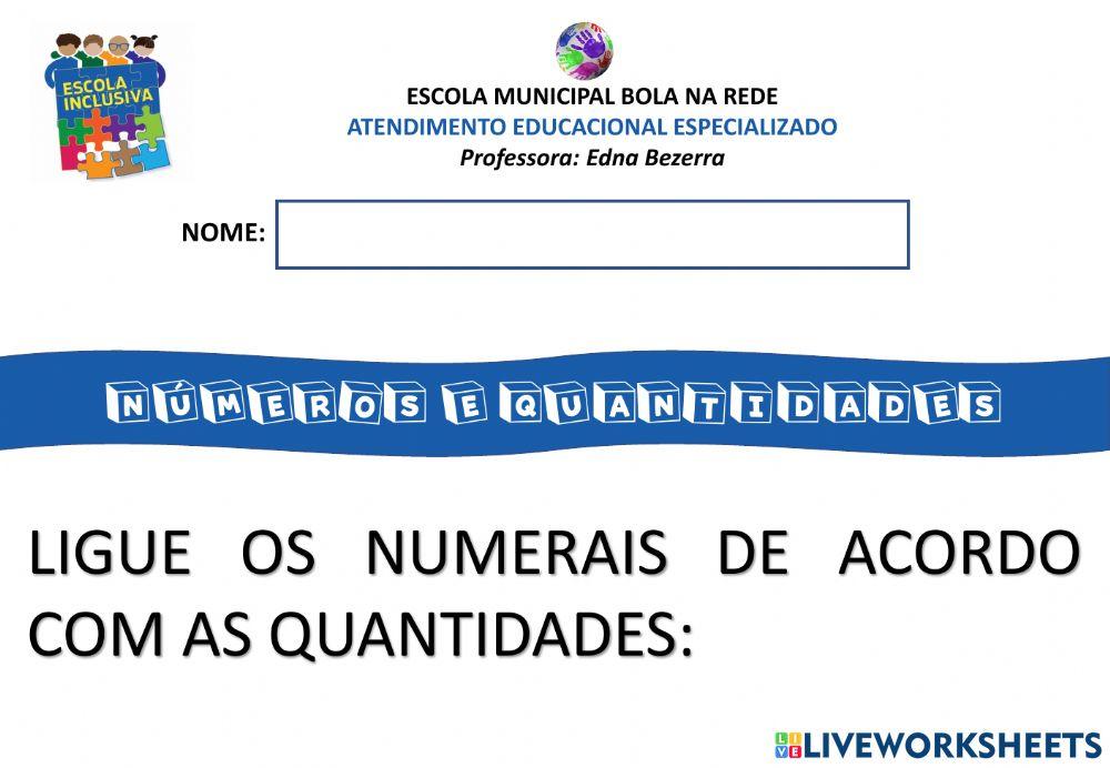 Números e quantidades