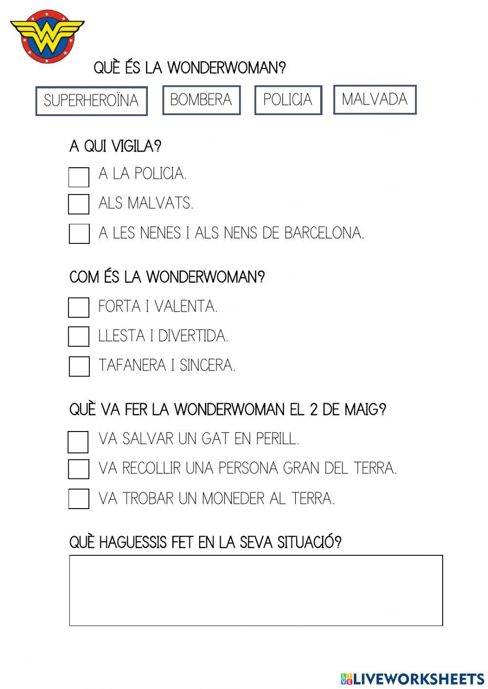 La Wonderwoman salva un gat