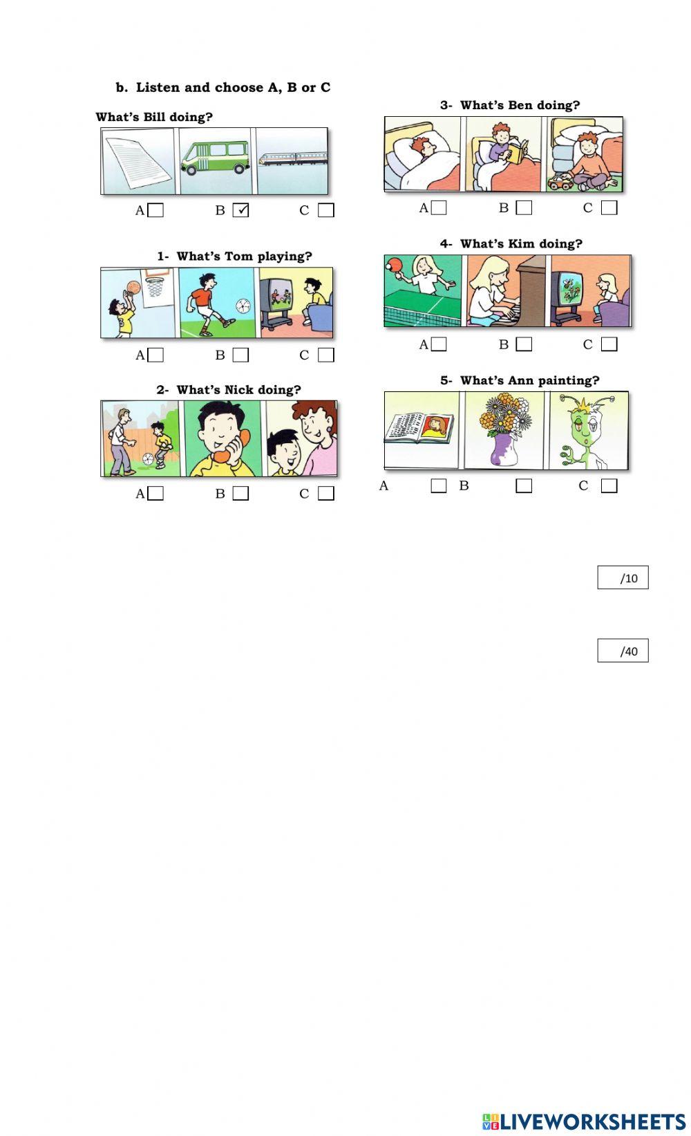 Term test 1 - Skills - G4