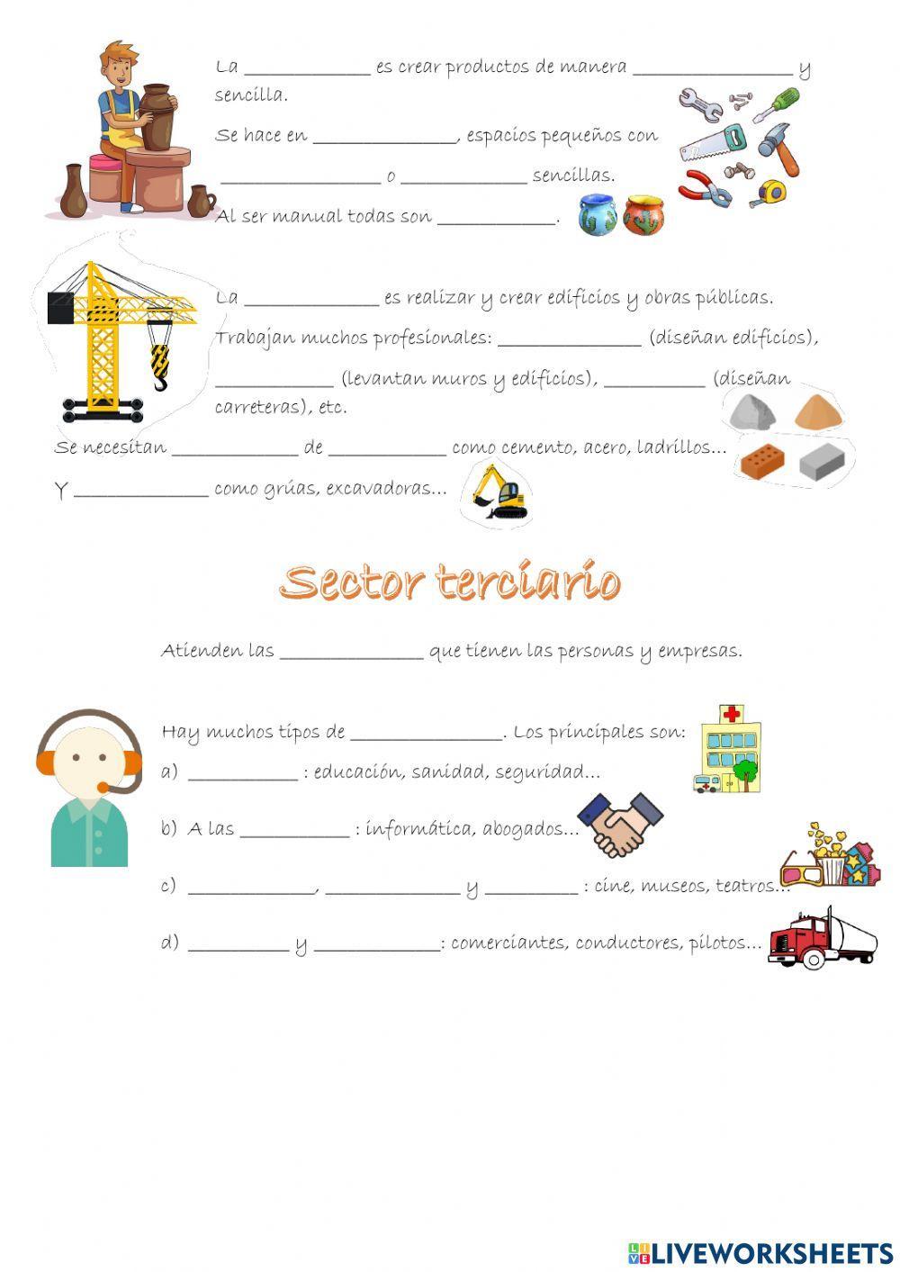 ¿En qué trabajan las personas?