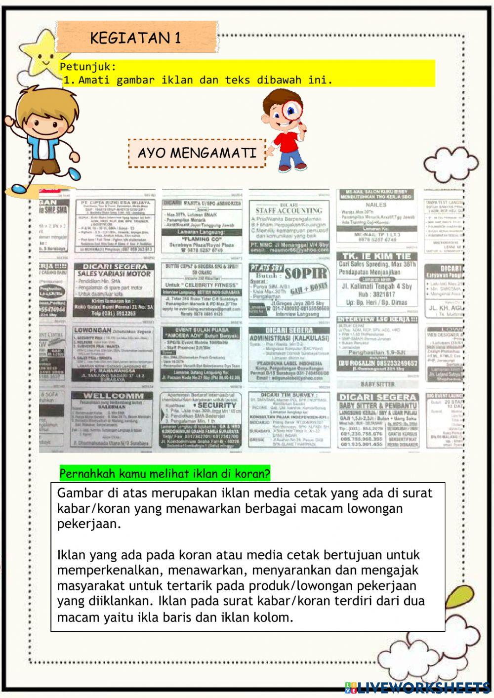 LKPD Kelas V Tema 9 Subtema 3