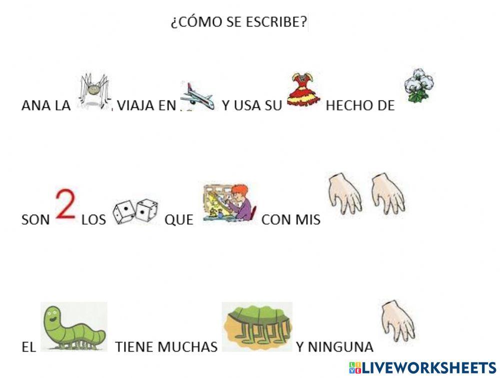 ¿Cómo se escribe?