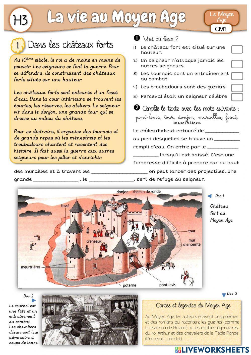 La vie au Moyen Âge