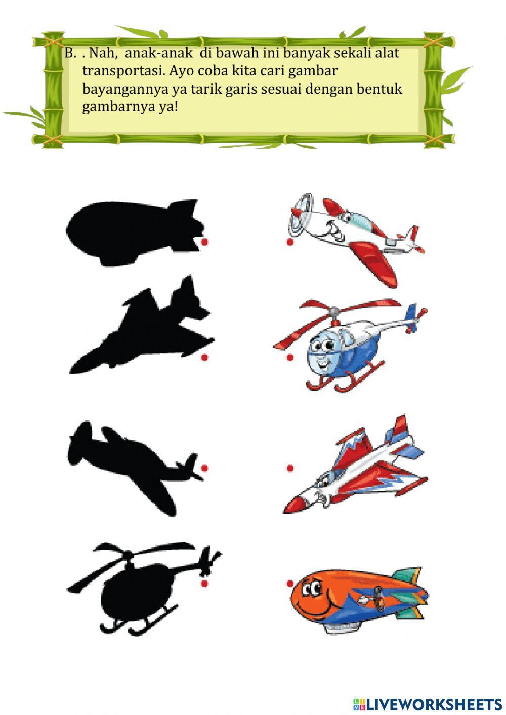 Tema alat transportasi UDARA