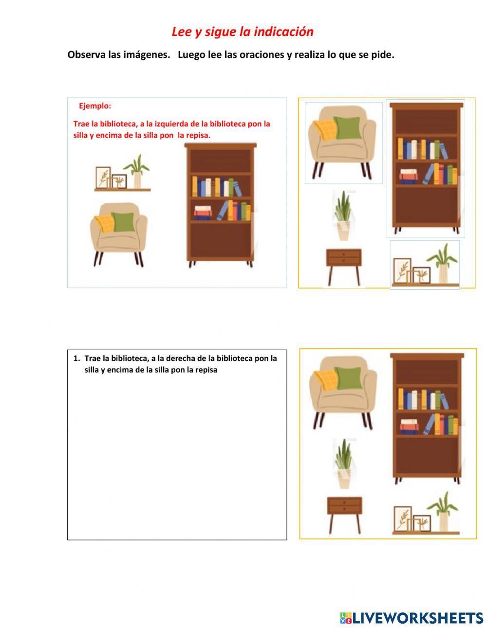 Lee y sigue las indicaciones