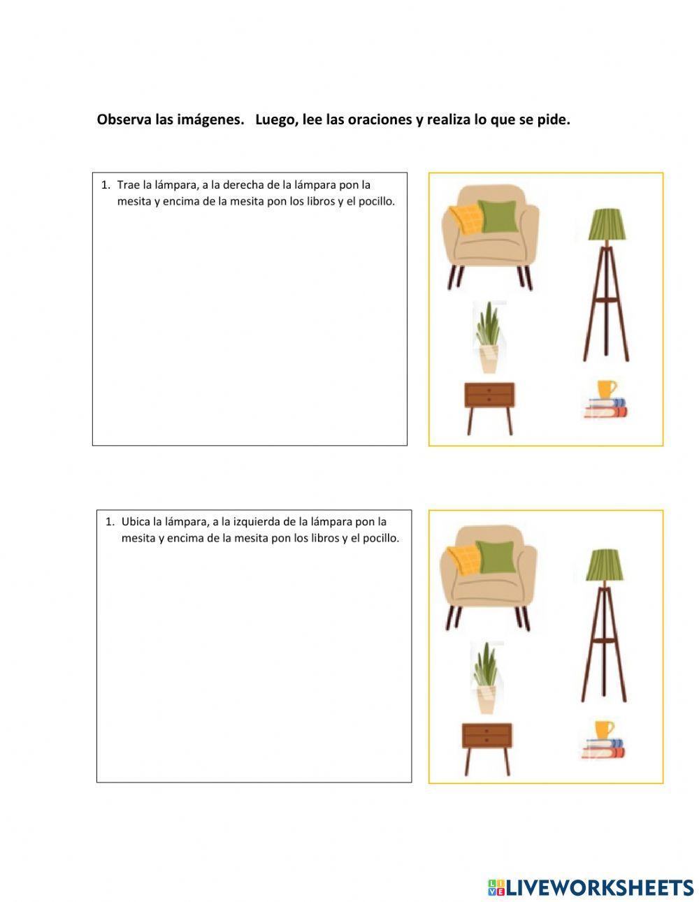 Lee y sigue las indicaciones