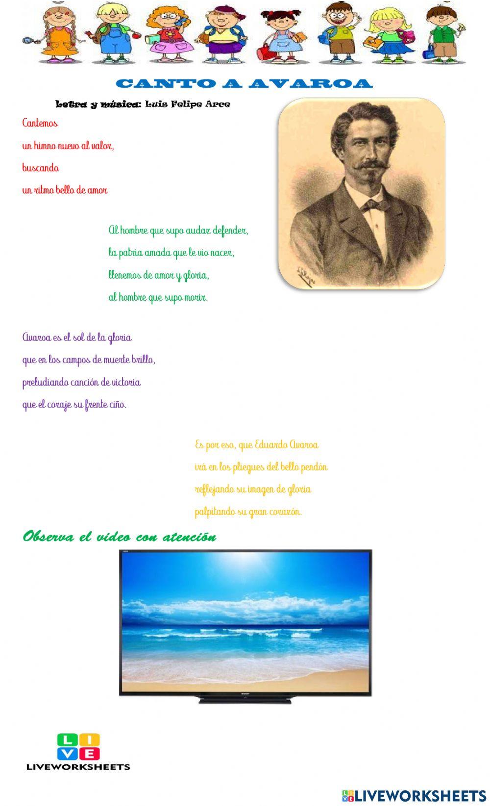 Canto a Avaroa Canto a Avaroa
