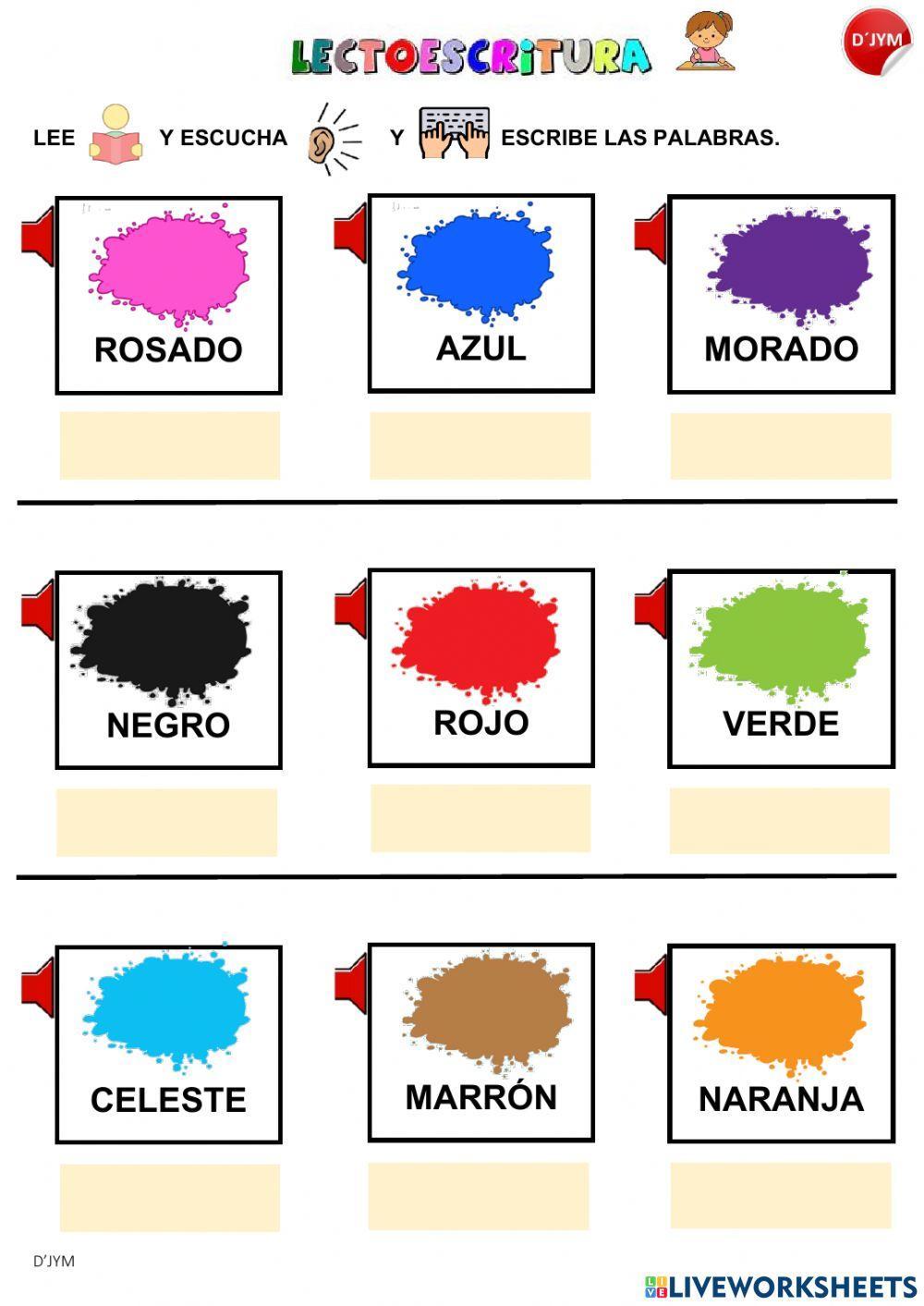 Lectura global - colores