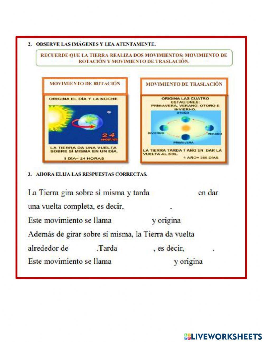 Movimientos de la Tierra