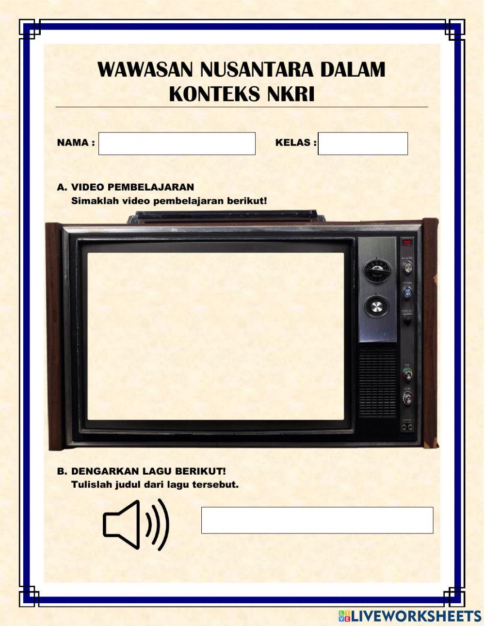 Wawasan Nusantara dalam konteks NKRI