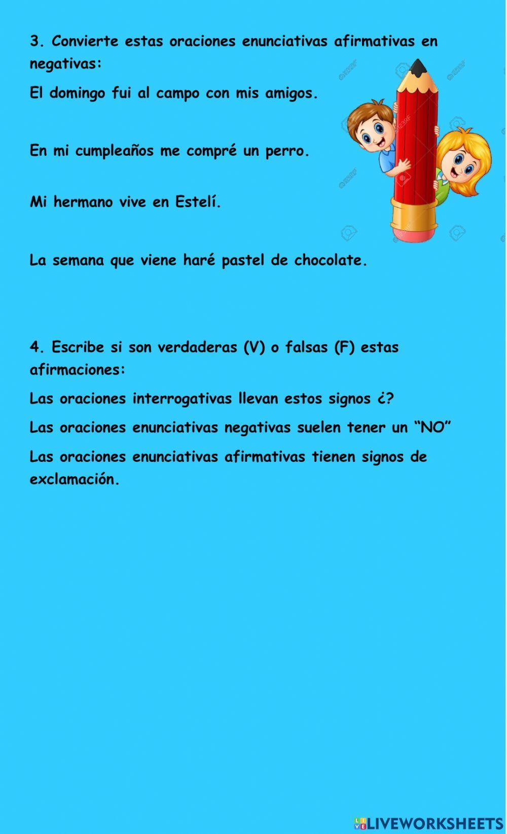 Oraciones según la actitud del hablante