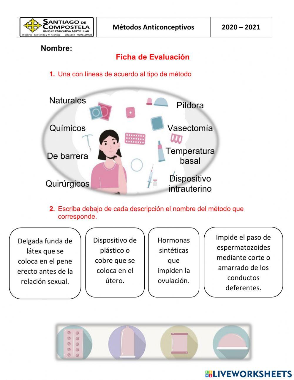 Métodos anticonceptivos