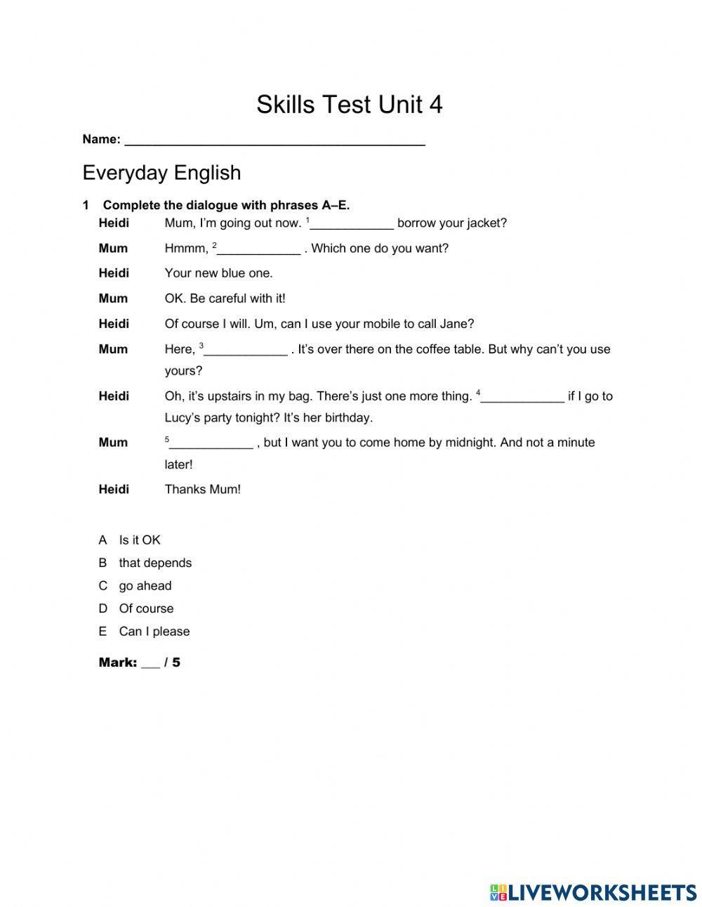 Houses, household chores