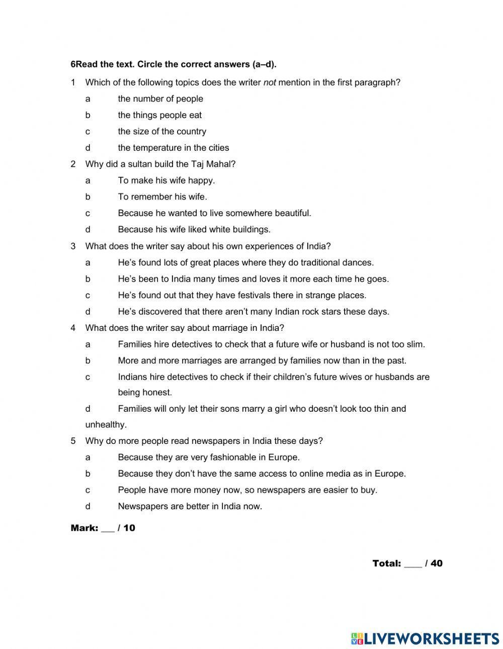 Houses, household chores