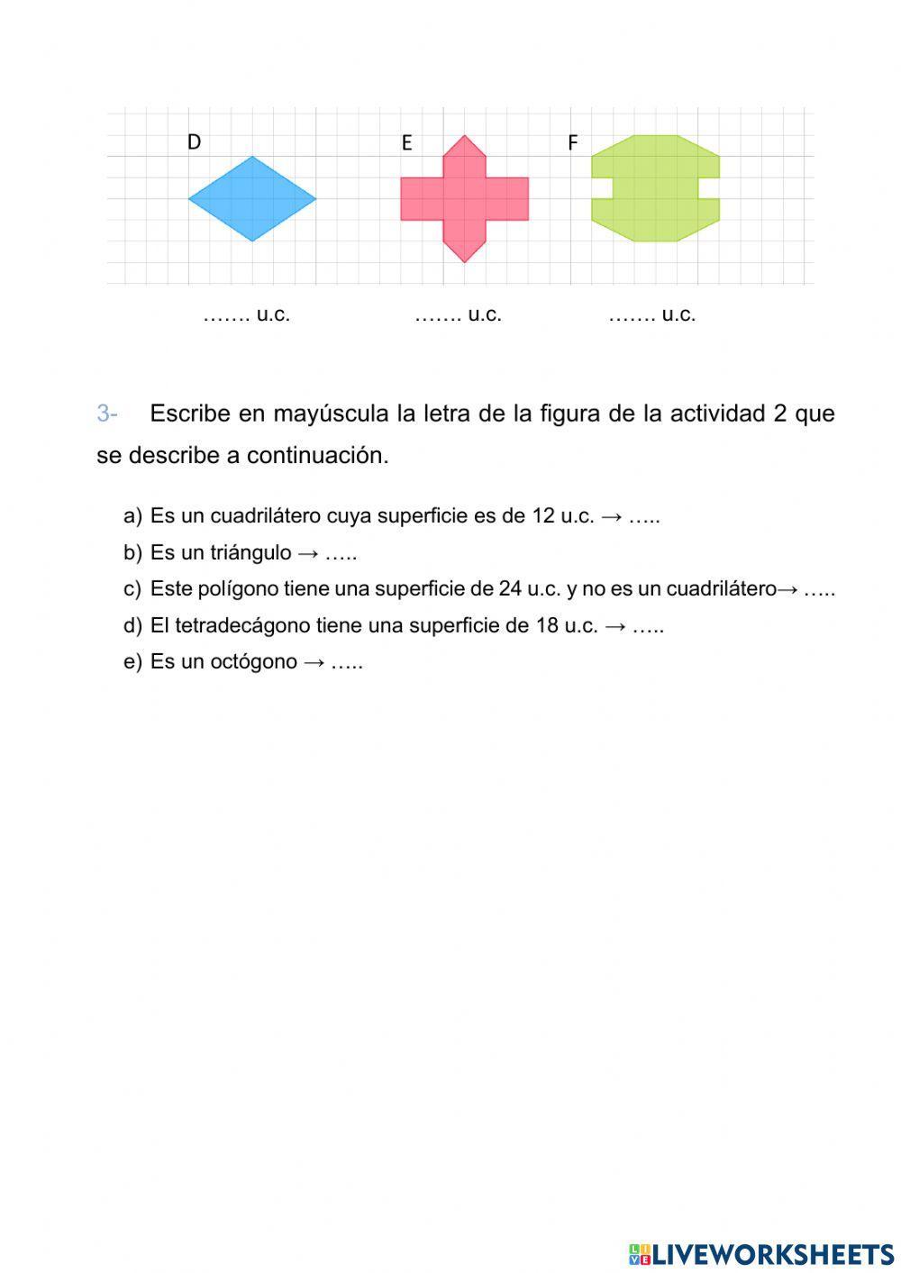 Superficie de polígonos