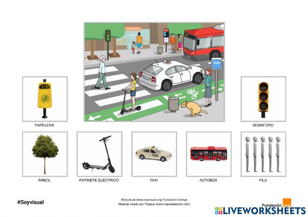 La calle y los medios de transporte
