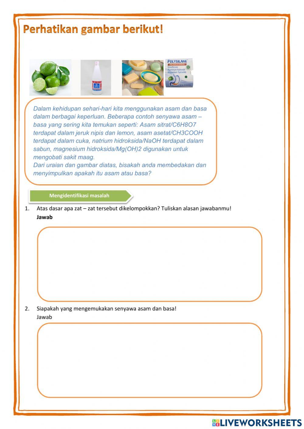 Lkpd teori asam basa